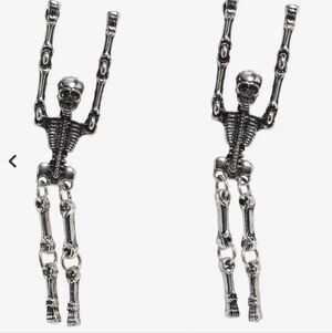Social Collision Skeleton Drop Earrings